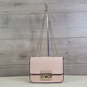 Elegant Pink Chain Shoulder Bag